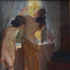 Virginia Tomescu Scrocco, Giochi di bambine, 1913-1915, Olio su tela Roma, Galleria d’Arte Moderna | Courtesy of Galleria d’Arte Moderna, Roma