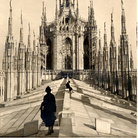 Archivio della Veneranda Fabbrica, Veduta delle terrazze, 1920 circa