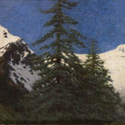 Angelo Morbelli, Alta montagna, 1912. Olio su tela, 68 x 125,5 cm