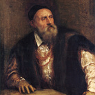 Tiziano Vecellio (Pieve di Cadore 1490 - Venezia 1576), Autoritratto, 1550-1562 circa, Olio su tela, 96 x 75 cm, Berlino Gemäldegalerie