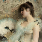 Vittorio Matteo Corcos (Livorno, 1859 - Firenze, 1933), Colibrì, Collezione privata