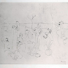 Picasso, Les saltimbanques, 1905, puntasecca, mm 288x326