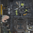 Georges Braque, L'Atelier IX, 1952/1956. Olio su tela, 146x146 cm. Collection Centre Pompidou, Paris Musée national d’art moderne - Centre de création industrielle. Crédit photographique : (c) Centre Pompidou, MNAM-CCI/Bertrand Pr évost/Dist. RMN-GP” © Gerges Braque by SIAE 2015