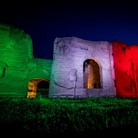 Caracalla si illumina con il tricolore