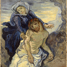 Vincent van Gogh, Pietà, 1889 circa, olio su tela, cm 41,5x34. Città del Vaticano, Musei Vaticani, inv. 23698. Foto © Governatorato dello Stato della Città del Vaticano-Direzione dei Musei