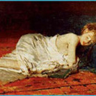 Giovane donna dormiente