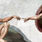 Michelangelo Buonarroti, Creazione di Adamo, 1511 circa, Affresco, 280 cm x 570 cm, Cappella Sistina, Musei Vaticani, Città del Vaticano, Roma
