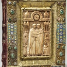 Placca con Visitazione di Maria a Elisabetta, Italia, Amalfi, XI-XII secolo, Avorio, 17?10,8?1,1 cm San Pietroburgo, Museo Statale Ermitage