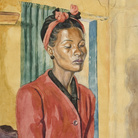 George Pemba, Mi dispiace signora, 1945. Acquarello e matita su carta, cm 36,4 x 27,9. Johannesburg Art Gallery, Johannesburg