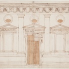 Antonio da Sangallo il Giovane, Studi per la facciata e l’emiciclo meridionale della Basilica di San Pietro, 1519-1520