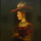 Rembrandt, Ritratto di Saskia con cappello, 1633. La moglie, che spesso posava per lui.
