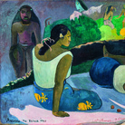 Paul Gauguin, Donne tahitiane sdraiate (Arearea no vara ino, “Il divertimento dello spirito maligno”), 1894, Olio su tela, cm 60 x 98| © Ny Carlsberg Glyptotek, Copenhagen /Photo: Ole Haupt