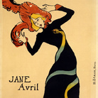 Henri de Toulouse-Lautrec, Jane Avril, 1899, litografia a colori, manifesto