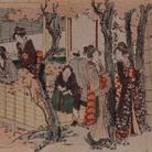 Katsushika Hokusai, Rest House in Kanda Myōjin Shrine, The Sumida Hokusai Museum Collection | Courtesy of the Sumida Hokusai Museum, Tokyo