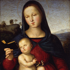 Raffaello Sanzio, Madonna Solly, 1502, Olio su tavola, 40.6 x 54.3 cm | © Staatliche Museen zu Berlin, Gemäldegalerie / Jörg P. Anders | Raffael in Berlin. The Madonnas of the Gemäldegalerie