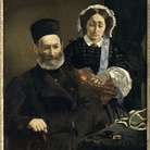 Édouard Manet, Portrait de M. et Mme M (Ritratto del signore e della signora Manet), 1860, olio su tela, 111,5x91 cm, Parigi, Musée d’Orsay