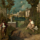 Giorgio o Zorzi da Castelfranco, detto Giorgione, La tempesta, 1502-1503, Gallerie dell’Accademia di Venezia | Su concessione del Ministero dei Beni e delle Attività Culturali e del Turismo