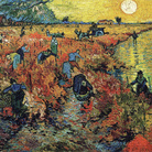 Vincent van Gogh, La Vigna Rossa, 1888, Olio su tela, 75 x 93 cm, Mosca, Museo Puskin | È l'unico dipinto che van Gogh riuscì certamente a vendere durante la sua vita