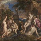 Tiziano Vecellio, Diana e Callisto, 1556-1559, Olio su tela, 187 x 204.5 cm | © The National Gallery London / The National Galleries of Scotland