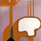 Gillo Dorfles, Custodire l'intervallo, 1996, acrilico su tela cm 200x180