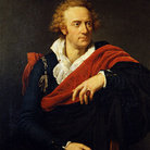 Francois-Xavier Fabre. Verso: sonetto alfieriano, 1793, olio su tela. Galleria degli Uffizi