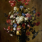 Mario Nuzzi detto Mario dei fiori, Bouquet floreale, olio su tela, 70 x 50 cm.