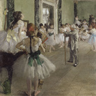 Edgar Degas (1834 - 1917), La lezione di danza,1875, Olio su tela, 85 x 75 cm, Parigi, Musée d'Orsay