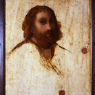 Jacopo Palma Il Vecchio. Verso: Autoritratto, 1515 circa, olio su tavola. Galleria degli Uffizi