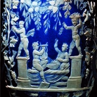 Anforisco detto Vaso Blu: Eroti Vendemmianti, dettaglio. Museo Archeologico Nazionale di Napoli Su concessione del Mibact: Museo Archeologico Nazionale di Napoli