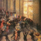 Umberto Boccioni, Rissa in Galleria, 1910. Pinacoteca di Brera, Milano