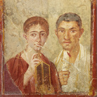 Affresco raffigurante Paquio Proculo e la moglie. Da una casa di Terenzio Neo, Pompei. 50-79 dC. © Soprintendenza Speciale per i Beni Archeologici di Napoli e Pompei