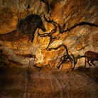 Ricostruzione delle pitture rupestri rinvenute nella grotta di Lascaux