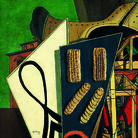 Giorgio de Chirico, Composizione metafisica, 1916. Olio su tela, Collezione privata © by SIAE 2015