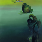 Salvador Dalí, Gradiva retrouve les ruines anthropomorphes (fantaisie rétrospective), 1931-32. Olio su tela, Madrid, Museo Thyssen-Bornemisza Dalì © Gala-Salvador Dalí Foundation, by SIAE 2015