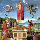 Raffaello Sanzio, Resurrezione di Cristo, 1501-1502, Olio su tavola, 52 x 44 cm, San Paolo del Brasile, Museu de Arte de São Paulo