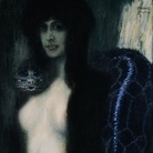 Franz von Stuck, Il peccato, 1909 ca. Olio su tela