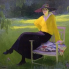 Amedeo Bocchi, Nel parco, 1919, Olio su tela, Roma, Galleria d’Arte Moderna | Courtesy of Galleria d’Arte Moderna, Roma