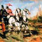 Giovanni Boldini, Carrozza a Versailles, 1873 circa, Collezione Banco BPM | © Archivio Fotografico Banco BPM