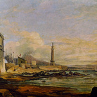 Lanterna del molo - Anton Sminck van Pitloo - Napoli