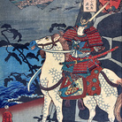 Utagawa Kuniyoshi, Kumagaya, 1852, Della serie Le 69 stazioni sulla strada del-Kisokaido, Xilografia policroma in formato oban, 235 x 358 mm, Firmata Ichiryusai Kuniyoshi dipinse