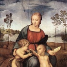 Raffaello Sanzio, Madonna del cardellino, 1506 circa, Olio su tavola, 107 x 77 cm, Firenze, Galleria degli Uffizi