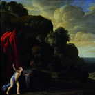 Carlo Saraceni, Arianna abbandonata. Olio su rame, cm 40 x 52,5. Napoli, Museo Nazionale di Capodimonte