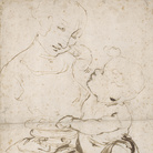 Leonardo da Vinci, Studio della Vergine col  Bambino, Conosciuta come Madonna della frutta | © RMN-Grand Palais, Musée du Louvre / Michel Urtado