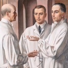 Ubaldo Oppi, I chirurghi, 1926, Olio su tela, Museo Civico di Palazzo Chiericati, Vicenza