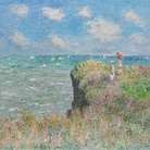 Claude Monet (1840 - 1926), La promenade sur la falaise, 1882, Olio su tela, 66,5 x 82,3 cm, Art Institute of Chicago