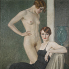 Oscar Hermann Lamb, La coppa verde, 1933, Olio su tela, 96 × 85 cm, Collezione privata