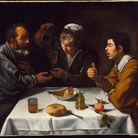 Diego Rodríguez De Silva Y Velázquez (Siviglia 1590 - Madrid 1660), Il pranzo, 1618-1619 ca. Olio su tela, cm 96x112. © Museum of Fine Arts, Budapest 2015