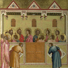 Giotto, Pentecoste, Probabilmente 1310-1318, Tempera all'uovo su pioppo, 44 x 45.5 cm, The National Gallery, London | Bequeathed by Geraldine Emily Coningham in memory of her husband, Major Henry Coningham, and of Mrs Coningham of Brighton, 1942 | © The National Gallery, London
