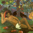 Paul Gauguin, Te Arii Vahine - La donna dei manghi, 1896, Olio su tela, 130 x 97 cm, Mosca, Museo Puškin