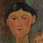 Amedeo Modigliani, Beatrice Hastings, 1915, Olio su cartone riportato su tavola, 26.5 x 35 cm, Museo del Novecento, Collezione Jucker, Milano